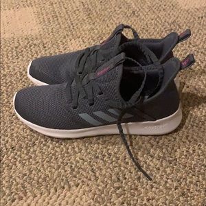 Grey adidas sneakers size 8